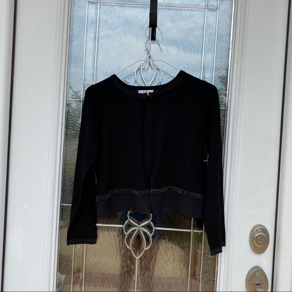 Black cardigan size: L